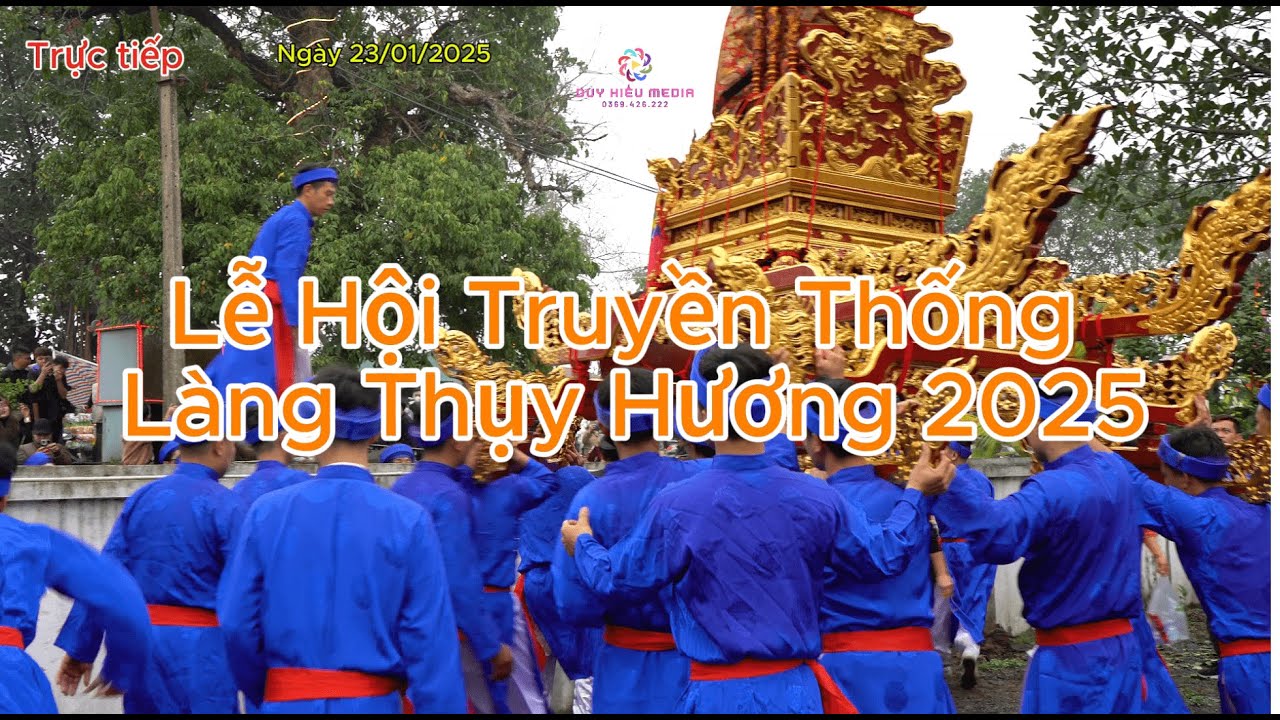 🔴 Trực Tiếp - Lễ hội làng Thụy hương 2025 - Lễ hội truyền thống Hà Nội 23/1/2025