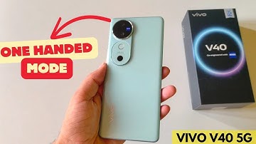 How to Enable one hand mode in vivo v40 5g | Use One Hand Mode on vivo v40 5g