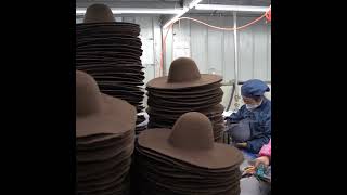 How to make the wool hat body or fur felt or rabbit fur felt for stetson?