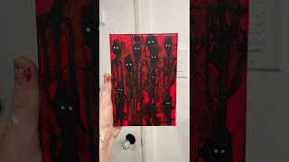new painting! #artreveal #originalart #expressionism #abstractart #horrorart #shorts
