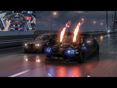 871HP 2JZ BMW M3 Vs 896HP Single Turbo BMW 135i N54 Assetto Corsa Moza R9 VR