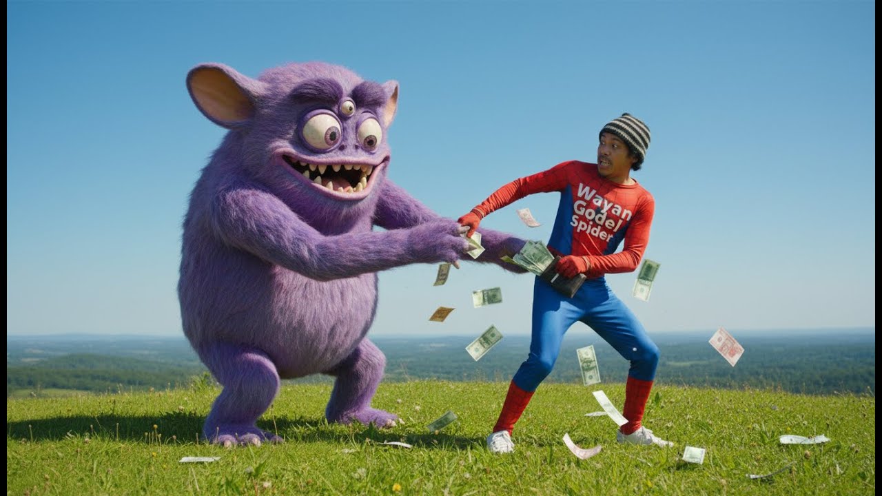 The True Story of Spider-Man! Spider Man annoys the Monsters and Bad Guys who are camping!