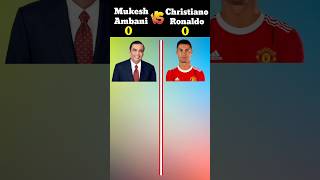 Mukesh Ambani Vs Christiano Ronaldo ❓#shorts