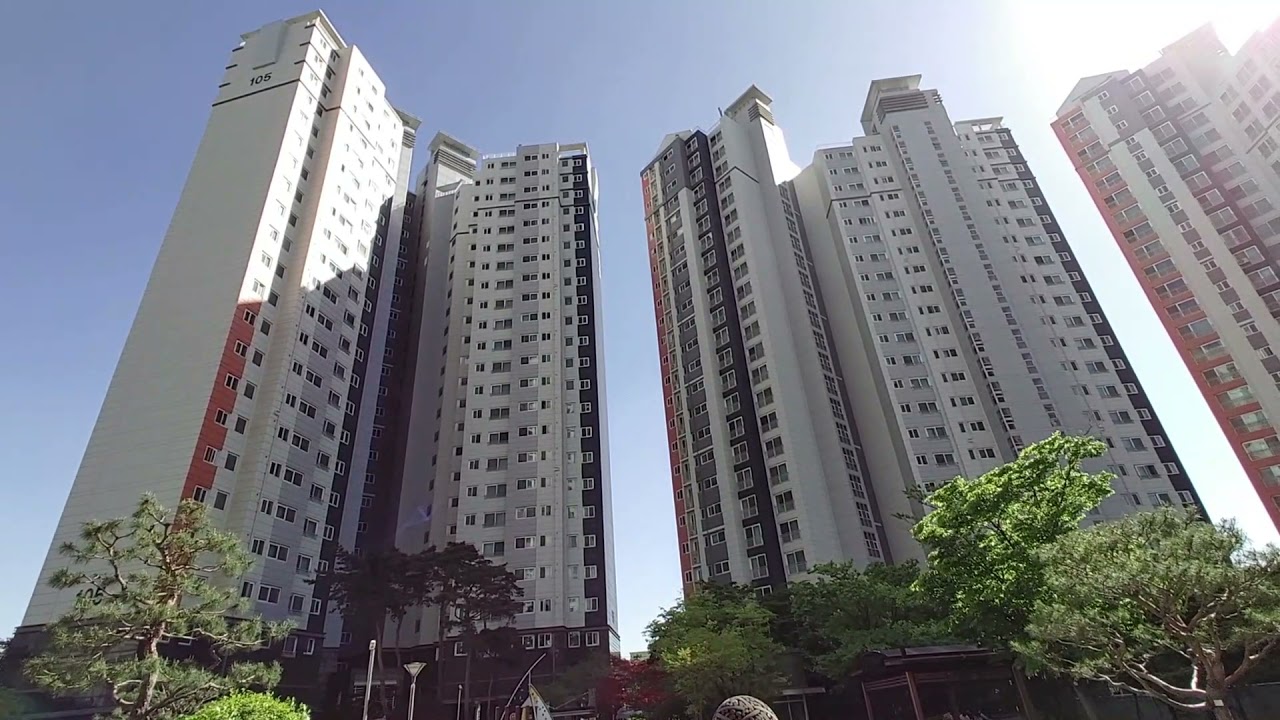 수원 영통구 매탄e편한세상 An Apartment village in Suwon, Korea YouTube