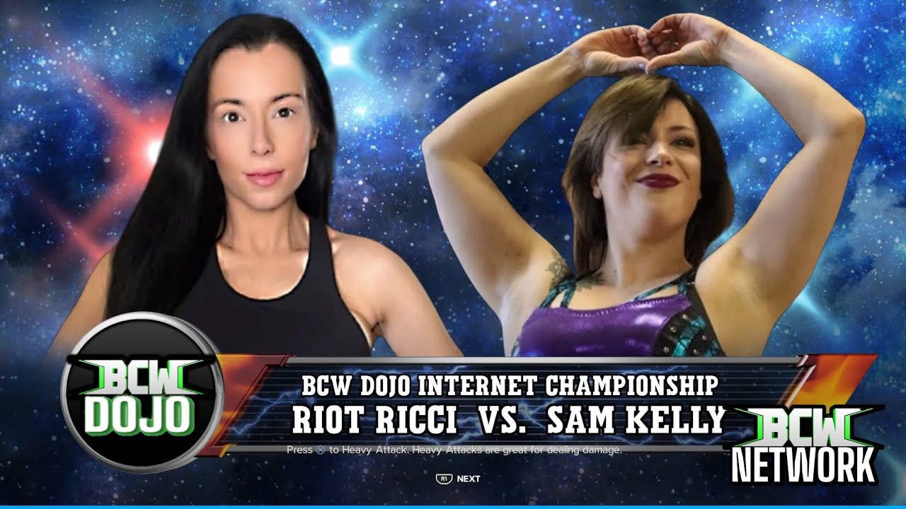[BCW Dojo (Ep.4) Match 2] Riot Ricci vs Sam Kelly {BCW Dojo Internet ...