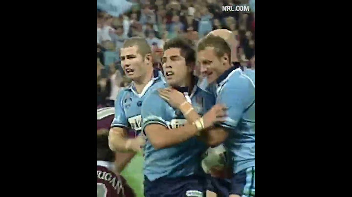 NSW Blues 2005 💙 Joey Johns sends over Anasta .