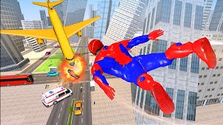 Spiderman Malas Bangun Pagi Menjadi Pemadam Kebakaran Gadungan 🤣 Speed Superhero Rescue Games screenshot 5