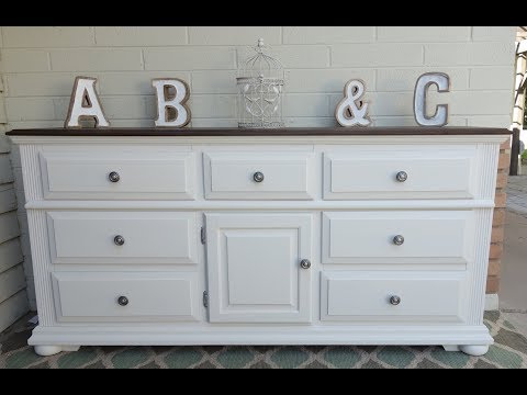 Redoing A Dresser Do It Yourself Furniture Makeover Diy Youtube