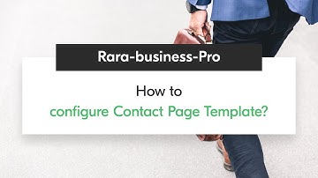 How to Configure Contact Page Template | Rara Business Pro WordPress Theme