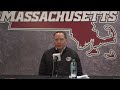 UMass Hockey | Coach Carvel Post Game Press Conference vs Maine | 03.08.25