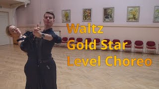 Waltz Gold Star Level Choreography |  Running Finish to PP, Tumble Turn