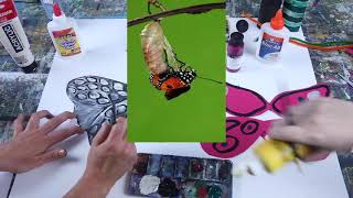 Butterflies - Summer Art Series From Studio By The Tracks