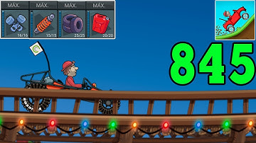 Hill Climb Racing - DUNE BUGGY in ROLLER COASTER- Gameplay Walkthrough Part 845 (Android,iOS)