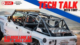 NEW JEEP JLU ROLL CAGE! We Take A Closer Look At GenRight's State Of The Art Roll Cage! LIVE Q&A!