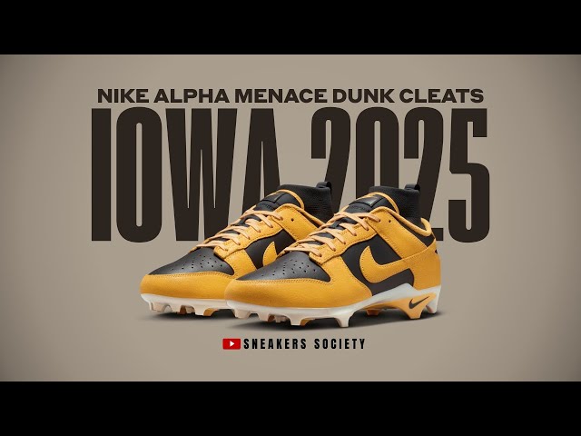 IOWA 2025 Nike Alpha Menace Dunk Cleats | DETAILED LOOK + PRICE