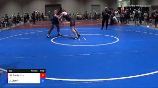 220 Lbs Cons. Semi - David W. Davis II, OH Vs Jordan Ogle, TN 1174
