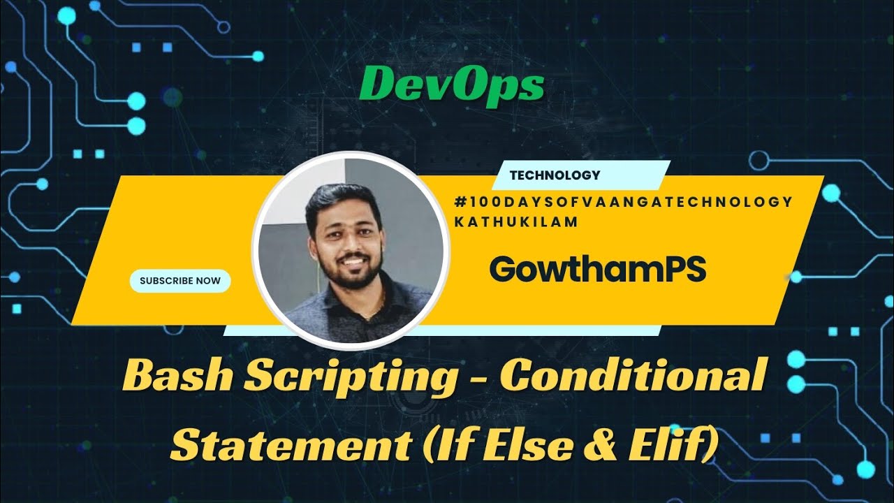 Day 30 - Bash Scripting | IF ELIF Condition - YouTube