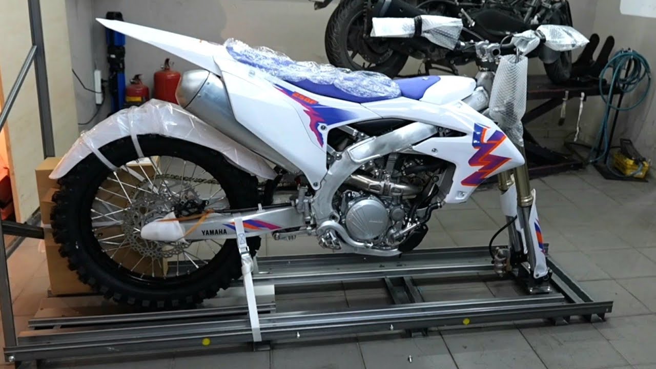 unboxing 2024 - YAMAHA YZ 250 motocross motorcycle