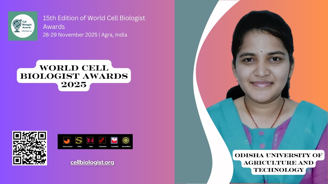 Dr. Jevelin Swain | Odisha University of Agriculture and Technology | India