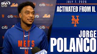 Jorge Polanco on return from injured list: 'Feeling good, feeling grateful, excited to be back'