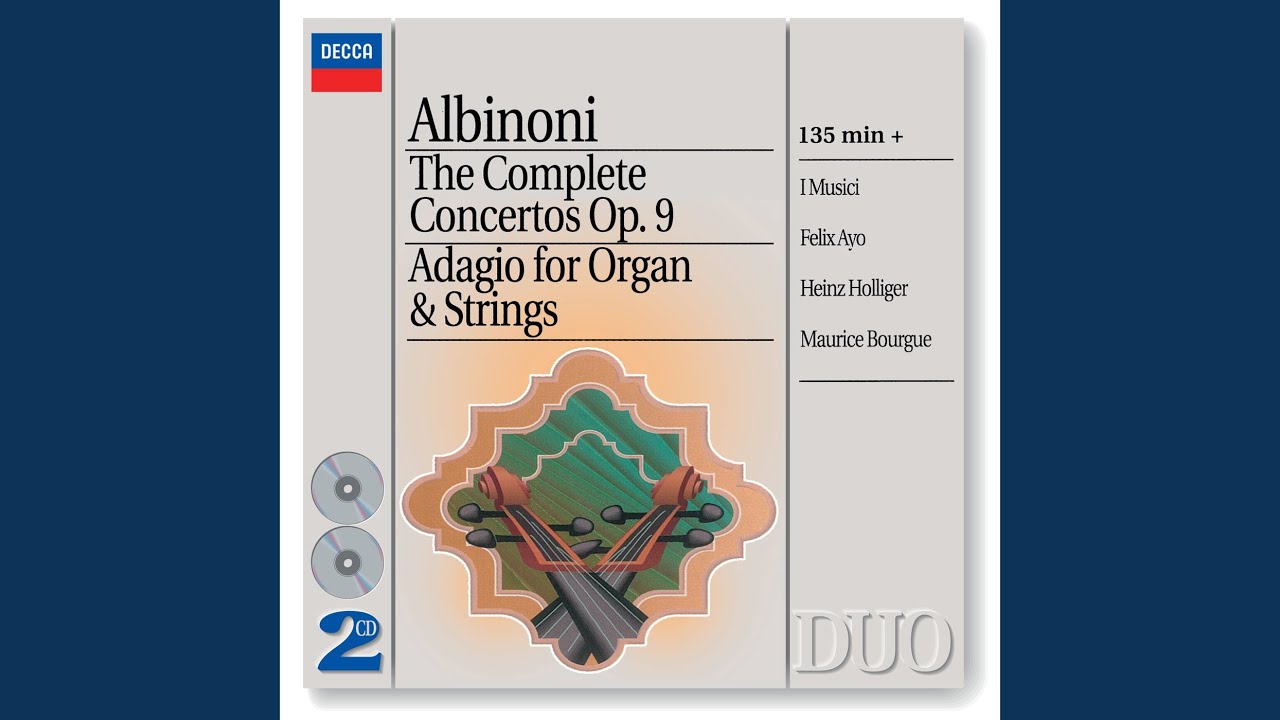 Albinoni Concerto a 5 in C Major, Op. 9, No. 9 for 2 Oboes, Strings