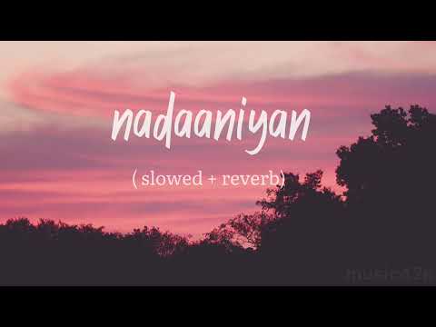 Nadaaniyan, (slowed +