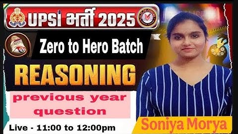 BK CLASSES ||Zero to hero batch || Reasoning by soniya maurya ||