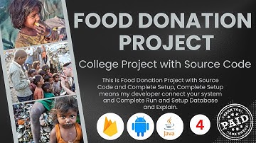 Food donation app project with source code | Android Project with Source Code | College Project