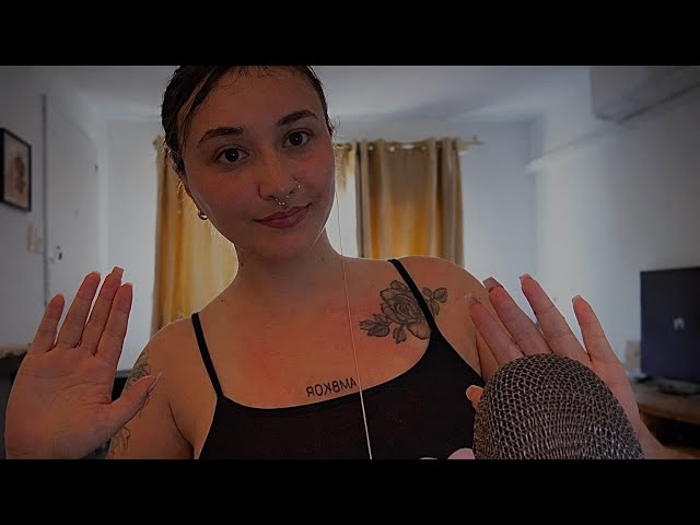 ASMR Hand Sounds rápidos y lentos // Mouth Sounds + Visuales 