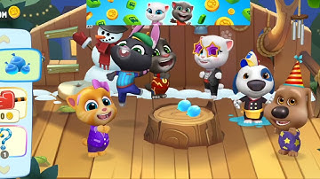 TALKING TOM FRIENDS 😻🏘️🐈: UP GAME 2023: PART 15 || WALKTHROUGH, IOS, ANDROID GAMEPLAY