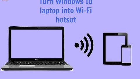 Turn Windows 10 Laptop into WiFi Hotspot || Without Any Software
