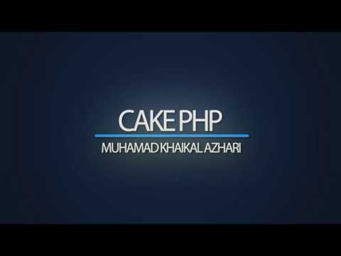 Cake Php Tutorial 1