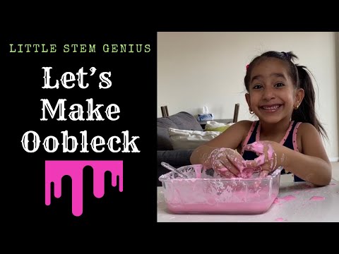 Let's make Oobleck | Easy Science Experiment for Kids