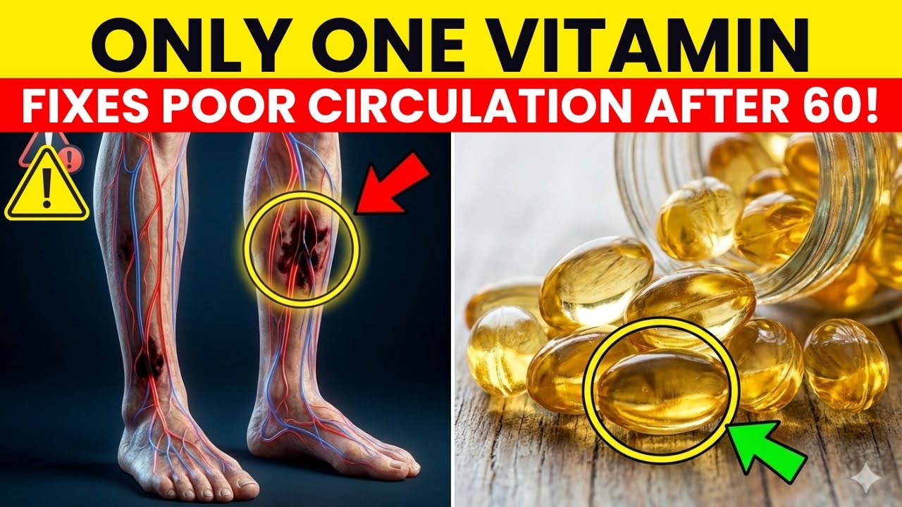 Only ONE Vitamin Restores Leg Circulation After 60  Senior Health Live