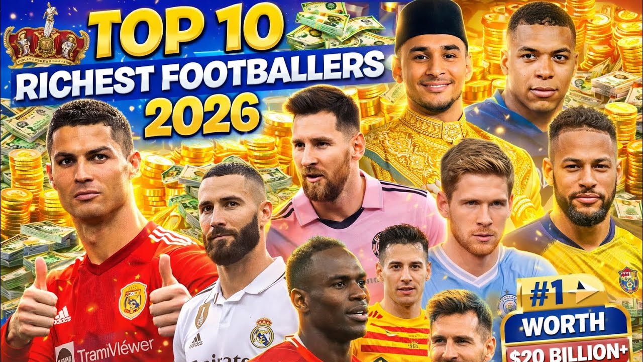 Top 10 Richest Footballers in the World 2026 