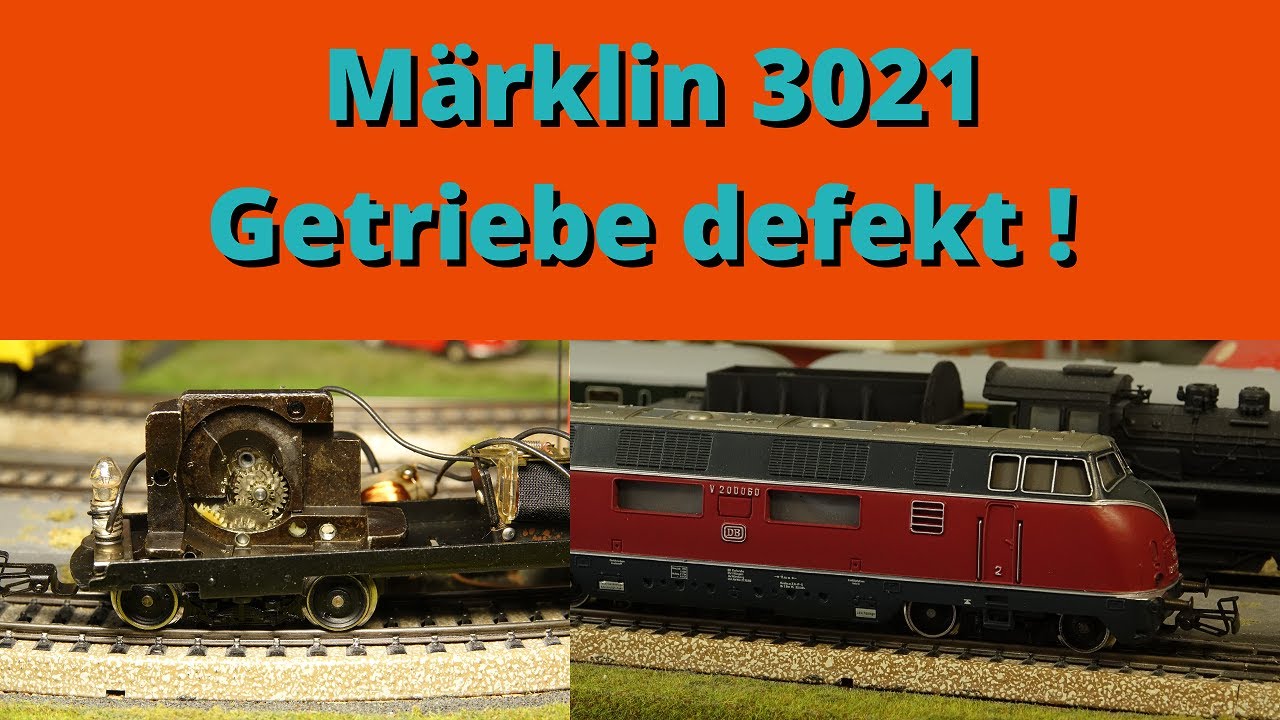 Mein erster Getriebeschaden an einer Märklin Lok ! Getriebe reparieren, Zahnrad Austausch