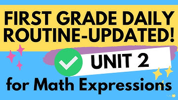 1st Grade Unit 2 Daily Routines for Math Expressions - UPDATED
