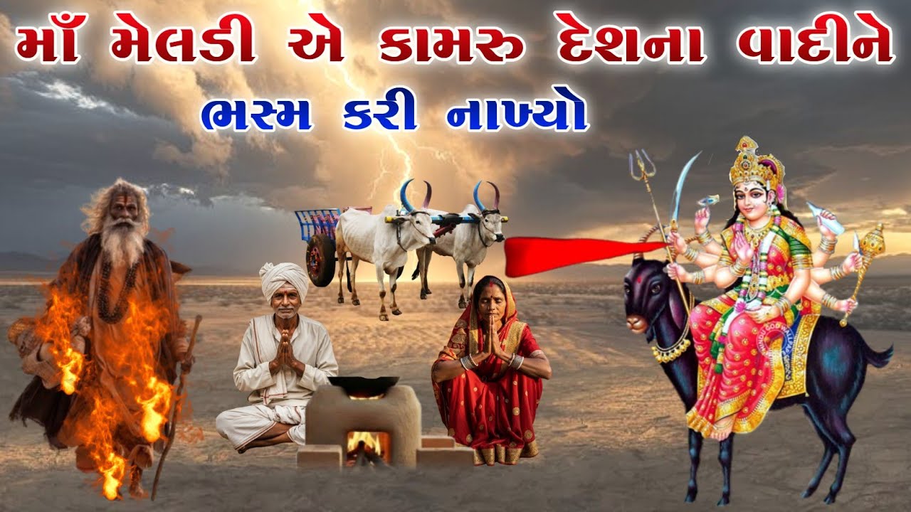 માઁ મેલડી એ કામરુ દેશના વાદીને ભસ્મ કરી નાખ્યો | meladi ma no itihas | Raja Meladi
