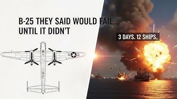 Engineers Called His B 25 Gunship “Unworkable” — Until It Destroyed 12 Japanese Ships in 3 Days