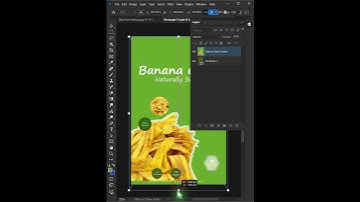 Banana Packaging Mockup - #shorts Photoshop Tutorial