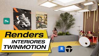 TWINMOTION 2026 tutorial de RENDERIZADO INTERIOR (Guia facil)