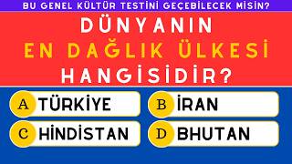 Bu Bilgi Yarışmasından 10/30 Yapabilirsen Sertifikalı Dahi Sayılırsın! 🧠🏆