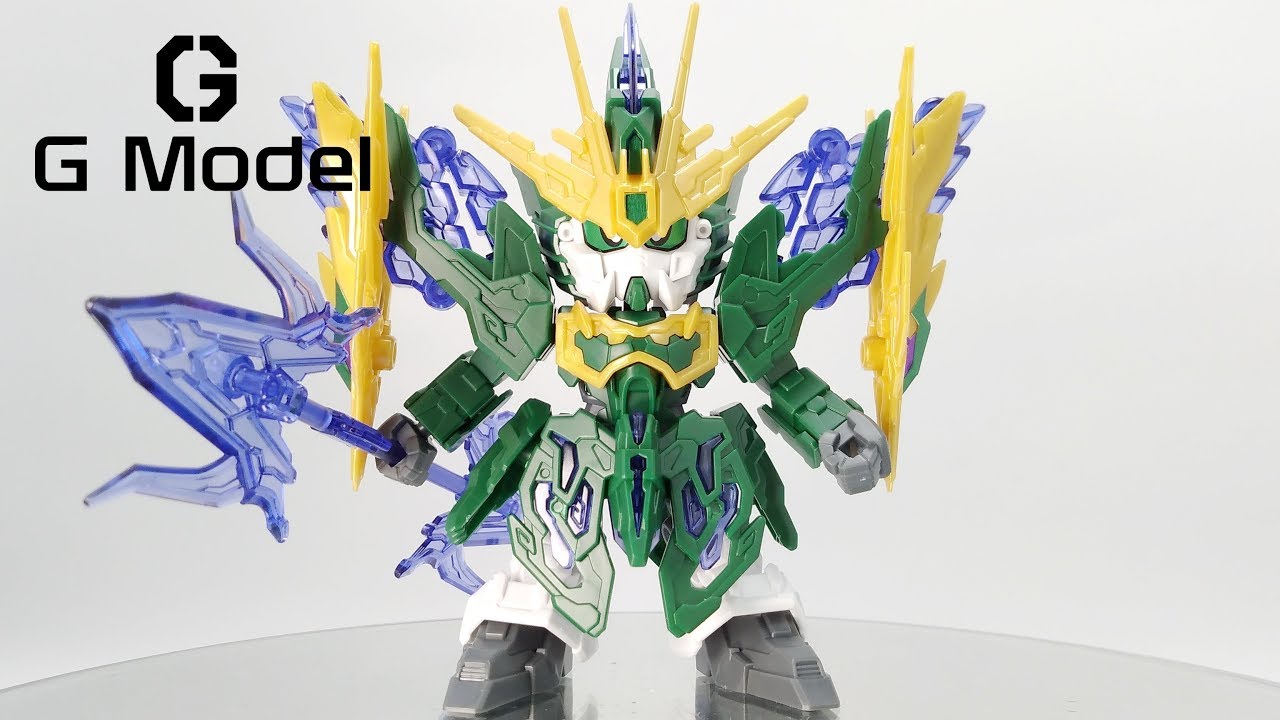 Bandai – Kit De Modèle SD Sangoku Soketsuden Zhang He Altron Gundam – Multicolore – Figurine à Assembler – À Partir De 8 Ans