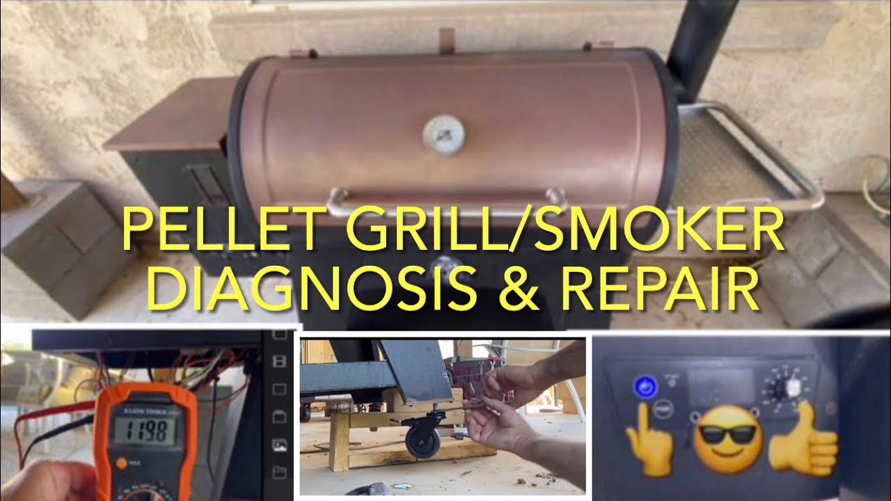 Pit Boss wood pellet grill/smoker diagnosing & repairing igniter, fan, auger, or panel not working