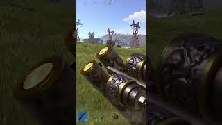 Dos escopetazos y como si nada jajajajaja #rust #juego