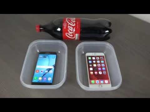 Samsung Galaxy S7 Edge Vs IPhone 6S Plus Coca Cola Freeze Test 9 Hours Will It Samsung Galaxy S7 Edge Vs IPhone 6S Plus Coca Cola Freeze Test 9 Hours Will It