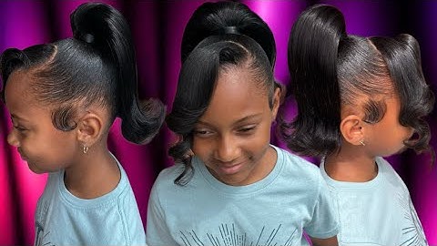 Barbie Ponytail with Side Bang