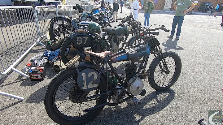Brooklands Motorcycle Show 2022. Colin with his 19...