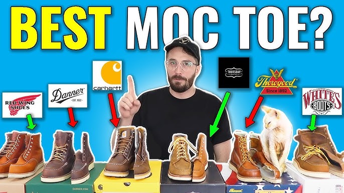 Which is Better? Red Wing Heritage Moc Toe vs. Thorogood All American Moc  Toe — The Mensch