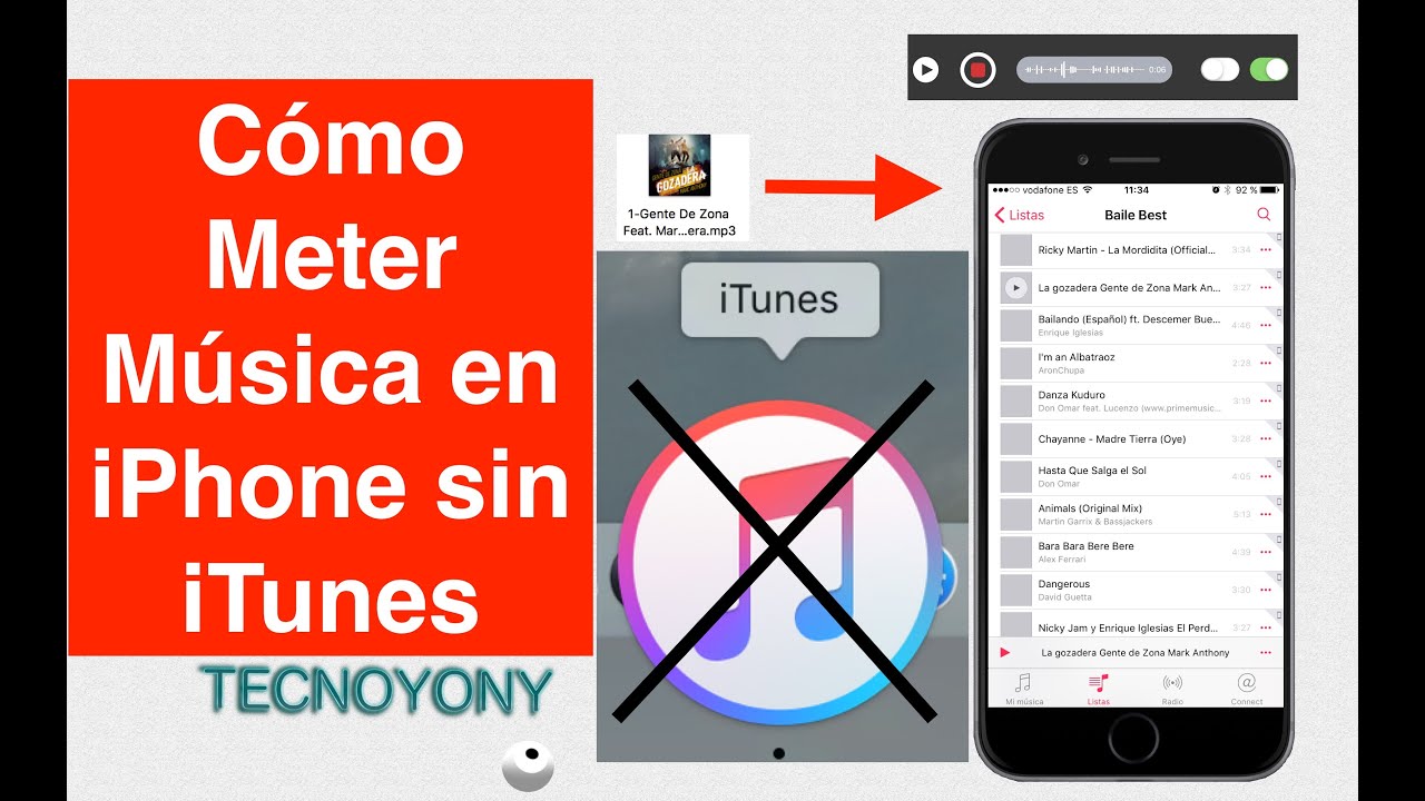 Como Pasar Canciones A Iphone Sin Itunes